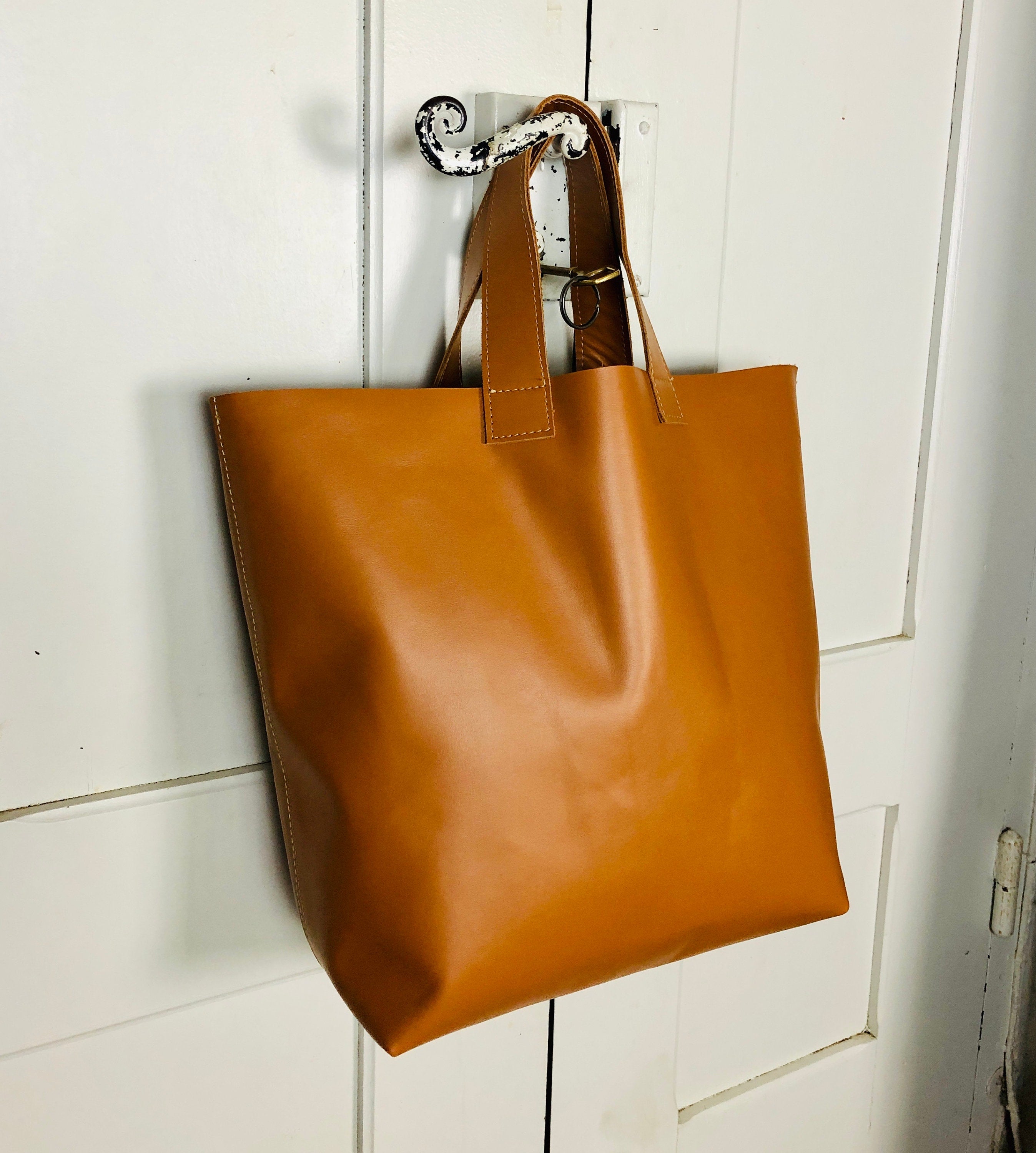 Camel discount leather bag